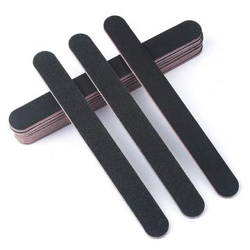 Lot de 10 limes à ongles classiques en papier de verre - 17.8cm