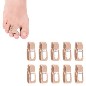 Lot de 10 boucles de redressement des orteils et des doigts en nylon - Taille M