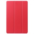 Étui à Rabat Samsung Galaxy Tab S7/S8 - Série Tri-Fold - Rouge