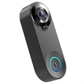 1080p WiFi Smart Doorbell with Night Vision W3 - Black