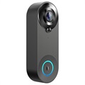 1080p WiFi Smart Doorbell with Night Vision W3 - Black