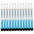Paquet de 12 marqueurs pour tableau blanc avec gomme