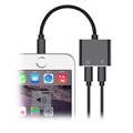 Adaptateur Lightning Charge & Audio 2-en-1 - Noir