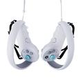 2Pcs Handle Grip Shell for Pico 4 / Pico 4 Pro VR Controller Anti-slip Silicone Case with Lanyard - Grey