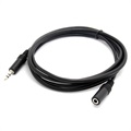 Câble d'Extension Audio Stéréo 3.5mm - Mâle vers Femelle - 3m - Noir