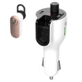 Chargeur Voiture 3-en-1 G52 avec Émetteur FM & Oreillette Bluetooth