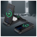 Station de Charge Sans Fil Pliable 3-en-1 HS-V8 - Noir