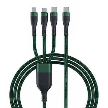 Câble de charge USB-C 3-en-1 - Micro USB, USB-C et Lightning - 1.2m