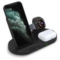 Station de Charge Sans Fil 3-en-1 W55 - iPhone, AirPods, iWatch