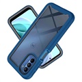 Coque Motorola Moto G51 5G - Série 360 Protection - Bleue / Claire