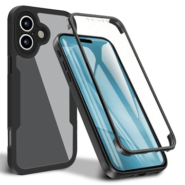 Coque iPhone 17 - Série 360 Protection - Noire / Claire