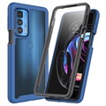 Coque Motorola Edge 20 Pro - Série 360 Protection - Bleue / Claire