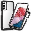 Coque Samsung Galaxy A14/A14 5G - Série 360 Protection - Noire / Claire