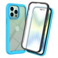 Coque iPhone 14 Pro - Série 360 Protection - Azur Clair / Claire