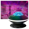 360-degree Rotary Starlight LED Lamp 012-2081 - Black