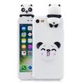 Coque iPhone 7/8/SE (2020)/SE (2022) en TPU 3D Cartoon - Panda Blanc