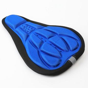 Housse de siège de vélo rembourrée en 3D - Bleu