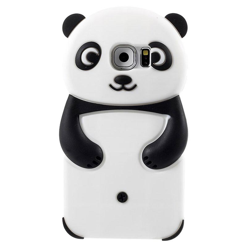 coque samsung galaxy s6 panda noir