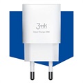 Chargeur Rapide 3MK HyperCharger 20W - USB-C, USB-A - Blanc