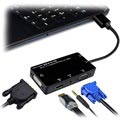 Adaptateur 4-en-1 HDMI / DVI, VGA, 3.5mm Audio, HDMI