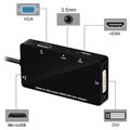 Adaptateur 4-en-1 HDMI / DVI, VGA, 3.5mm Audio, HDMI