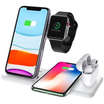 Station de Charge 4-en-1 LDX-178 - iPhone, AirPods, iWatch - Noire