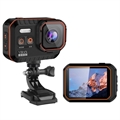 4K Action Camera with Remote Control SC002 - 40MP - Black