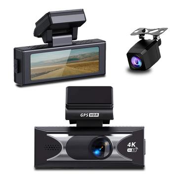 Dash Cam 4K à double objectif avec ADAS et vision nocturne
