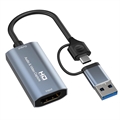 Carte de Capture Vidéo avec Entrée Micro et Sortie Ligne - USB 2.0, HDMI