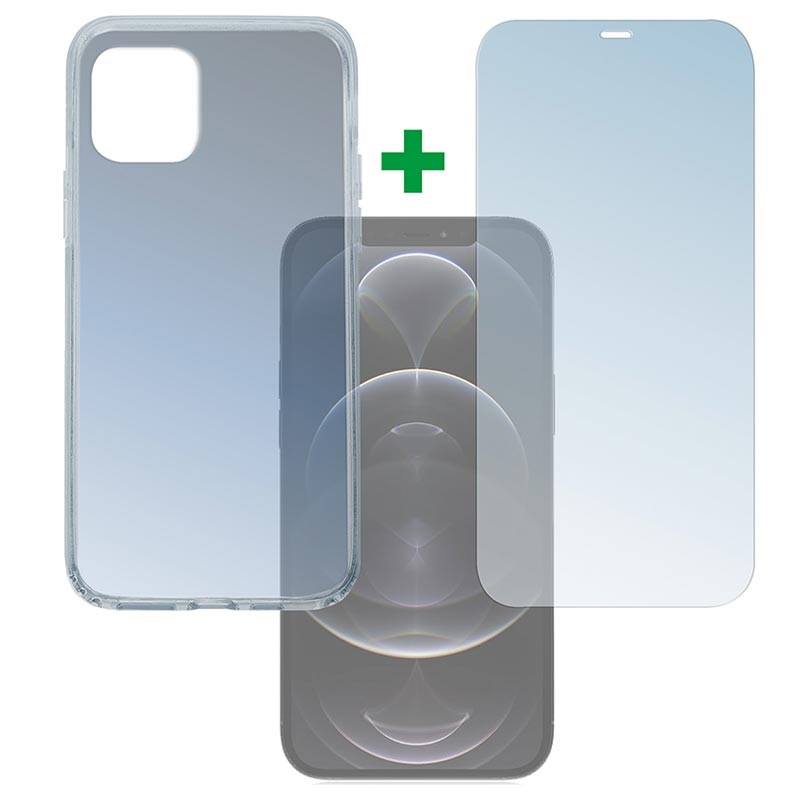 Set de Protection 360 4smarts pour iPhone 12 Pro Max Transparent
