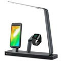 Station d'Accueil et Lampe LED 4smarts LoomiDock pour Apple Watch, iPhone