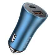 Baseus Golden Contactor Pro Dual Quick Car Charger CCJD-0340W - Bleu