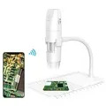 Microscope numérique WiFi 50X-1000X avec Support - Blanc