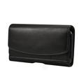 6.3-6.9 pouces Style horizontal Étui universel en cuir PU avec clip ceinture pour hommes, Taille : 17.5 x 8.7 x 1.8cm