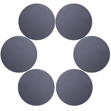 6 Pcs. Sous-verres en cuir PU Ø 10 cm