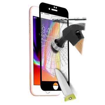 Protecteur d’Écran Complet iPhone 7 / iPhone 8 en Verre Trempé 6D - Noir