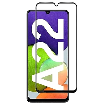 Protecteur d’Écran Complet Samsung Galaxy A22 4G/A32 4G en Verre Trempé 9D - Bord Noir