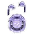 ACEFAST T8 / AT8 Crystal (2) Color Bluetooth Earbuds Lightweight Wireless Headset for Work - Violet