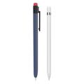 AHASTYLE PT80-1-K Pour Apple Pencil 2ème génération Stylet Housse de protection anti-chute en silicone - Bleu nuit