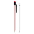 AHASTYLE PT80-1-K Pour Apple Pencil 2ème Génération Stylo Stylet Housse protectrice anti-chute en silicone - Rose