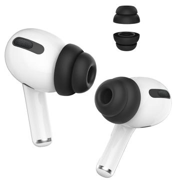 AHASTYLE PT99-2 1 paire pour Apple AirPods Pro 2 / AirPods Pro Silicone Ear Tips Bluetooth Earphone Head Caps Cover, Size M