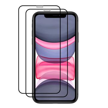 Protecteur d\'Écran iPhone 11 Pro Amorus Full Cover - 2 Pièces