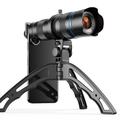 APEXEL HD Métal 20-40x Zoom télescope Téléobjectif Monoculaire pour iPhone Samsung Huawei