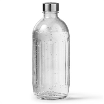 Bouteille en verre Aarke Pro - 800ml - Transparente / Acier