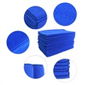 Serviettes de Nettoyage Absorbantes en Microfibre - 10 Pièces - Bleue