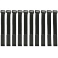 Adjustable Stretchy Fishing Rod Belt / Straps - 50 Pcs. - Zwart