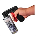 Aerosol Gun Handle for Spray Can with Trigger - Black