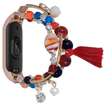 Bracelet Xiaomi Mi Smart Band 7 - Série Agate Beads - Multicolore