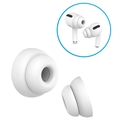 Embouts pour AirPods Pro en Silicone Tech-Protect - S, M, L - Blancs