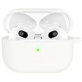 Étui AirPods 3 en Silicone avec Porte-clés A060 - Blanc